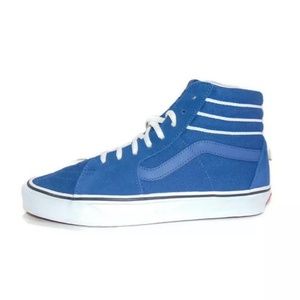 Vans SK8-Hi Sport Stripes Blue Suede /True Navy Mens Size 9 VN0A4BV6TSR